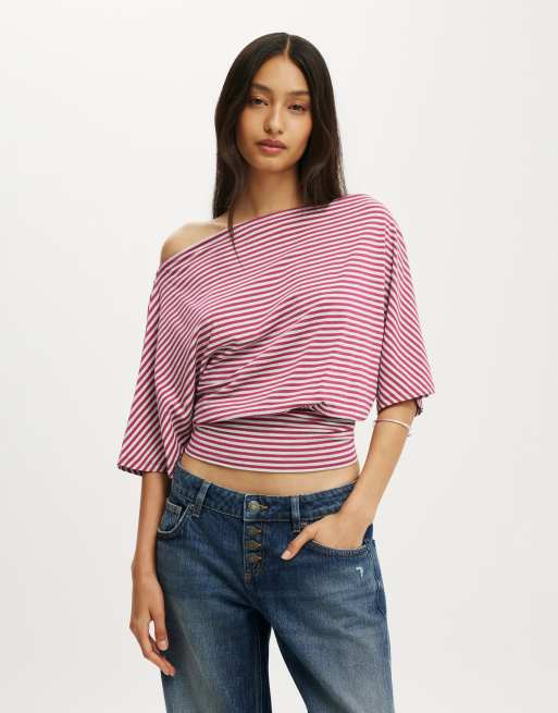 Cotton On Sage off shoulder short sleeve in multi, 2 of 4
