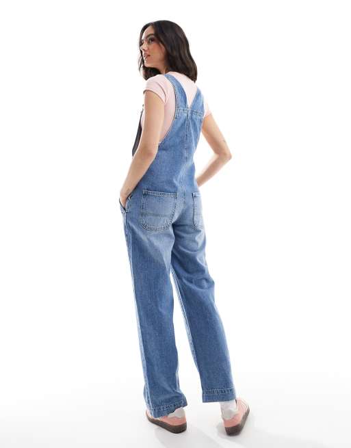 Cotton On - Saltvandsblå overalls i denim, 2 af 4