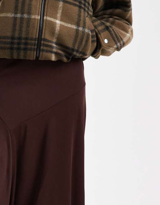 Cotton On Sandy midi skirt in dark oak, 5 of 5