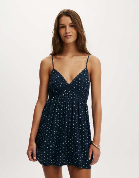 Cotton On Sara babydoll mini dress in multi - view 1
