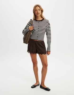 Cotton On Sara button cardigan in multi | ASOS