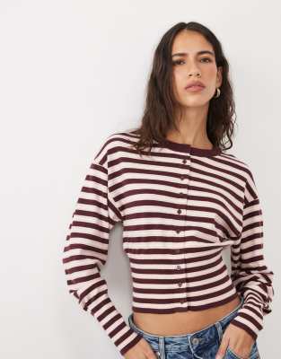 Cotton On Sara Button Down Cardigan In Multi