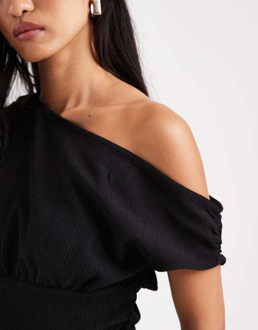 Cotton On sara off shoulder top in black, 3 of 4