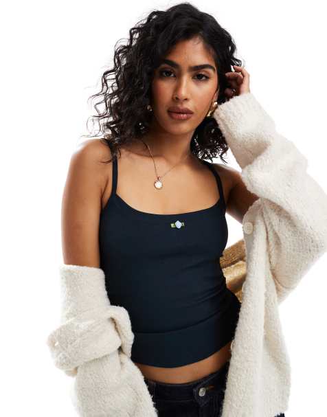 Cotton On Sarah rosette cami in blue - view 1