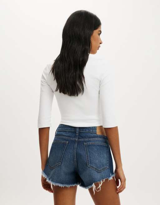 Cotton On Saturday denim short in blue, 2 of 4
