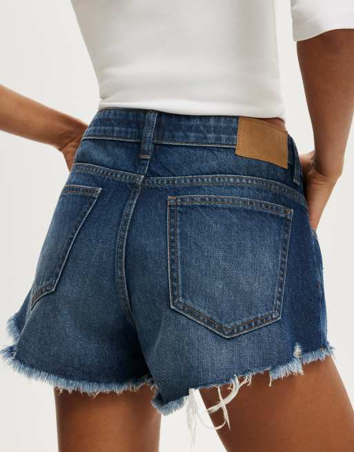 Cotton On Saturday denim short in blue, 3 of 4