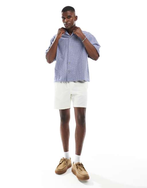 Cotton On – Schlichte Shorts in strukturiertem Weiß, 2 von 5