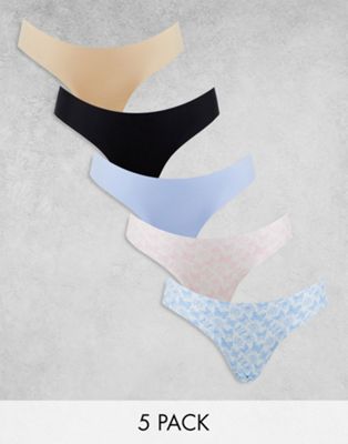 Cotton:on Cotton On Seamless Briefs 5 Pack-multi