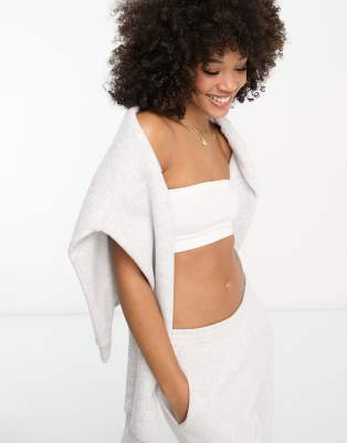 Cotton:On Cotton On seamless rib bandeau in white