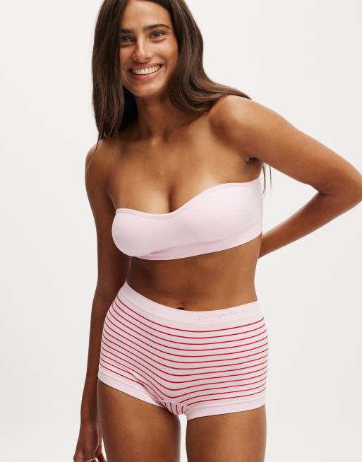 Cotton On Seamless sweetheart padded bandeau in pink - PINK