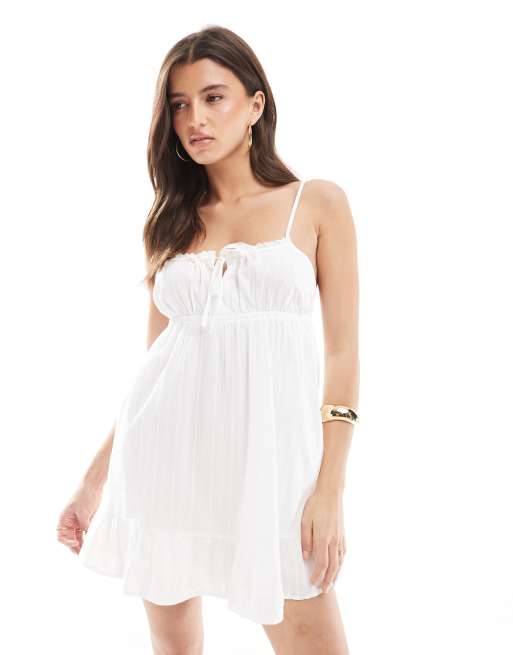 Cotton On Serena mini sundress in white - WHITE