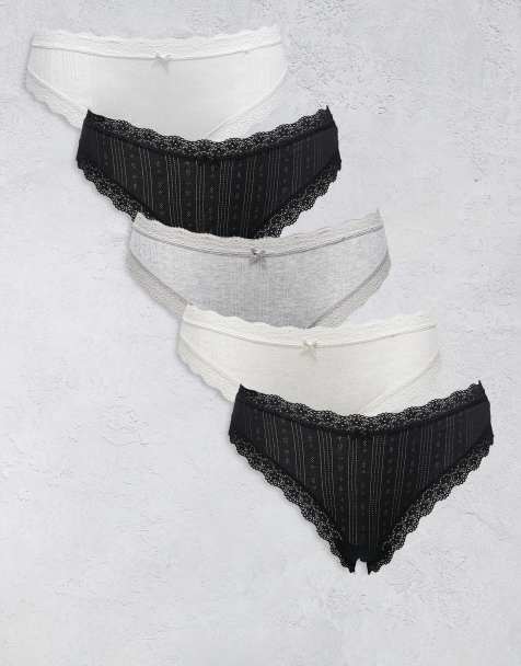 Cotton On - Set van 5 eenvoudige slips in multi - view 1