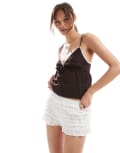 [Cotton:On] Cotton On shirred micro shorts in white 4 WHITE