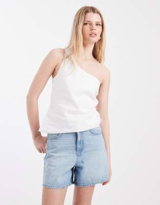 Short en jean style années 90 - Bleu laurier 34