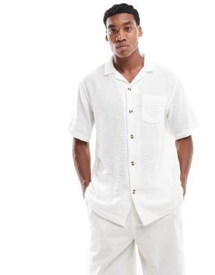 Cotton On short sleeve shirt in white