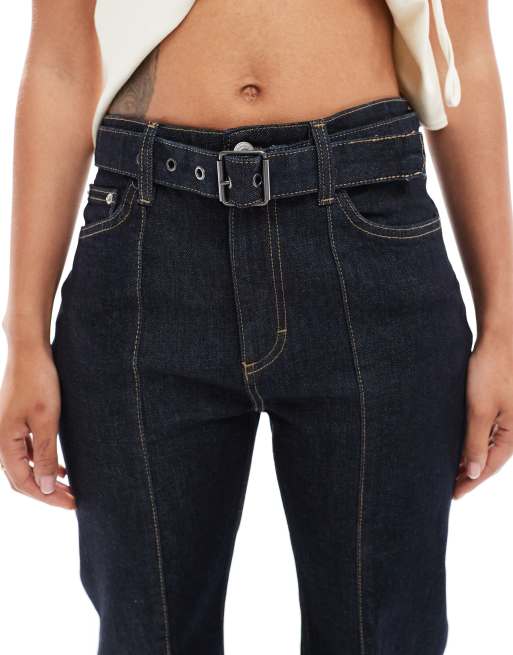 Cotton On Sienna high rise flare jeans in shutter blue 