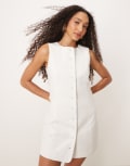 [Cotton:On] Cotton On Sienna linen button up dress in white 16 WHITE