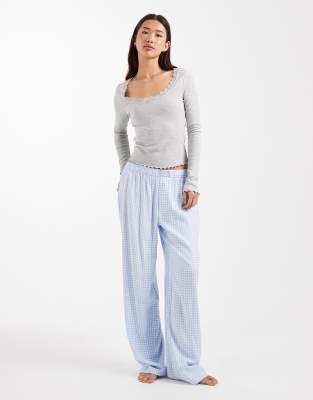 Cotton On Sleep Flannel Pants In Blue