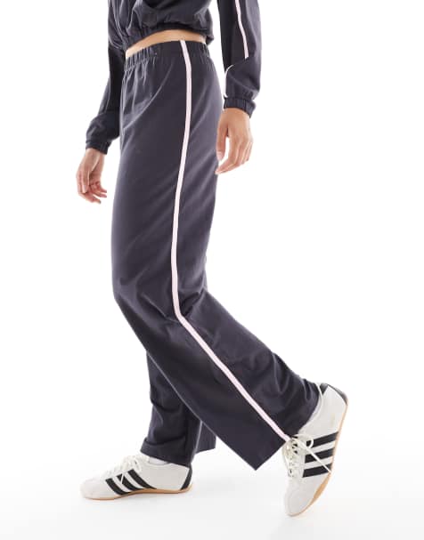 Cotton On sleep lightweight super soft wide leg pants in deep blue aura - view 1