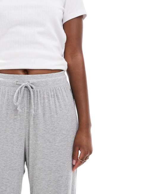 Cotton On sleep recovery asia fit pajama pants in heather gray, 4 of 4