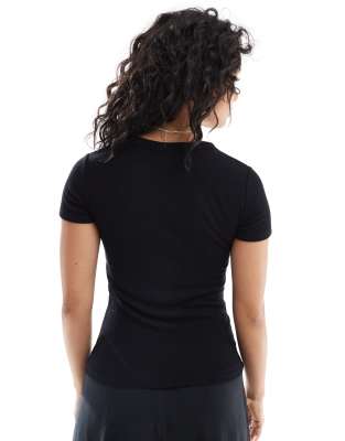 Cotton:on Cotton On Sleep Recovery Fitted T-shirt In Black