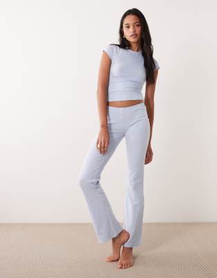 Sleep Recovery - Pantalon d'ensemble à taille roulée - Bleu violet-Multicolore XS