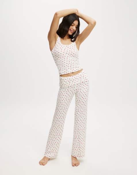 Cotton On Sleep recovery roll waist pant in multi - MULTI - view 1
