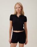 [Cotton:On] Cotton On sleep rollover shorts in black S BLACK