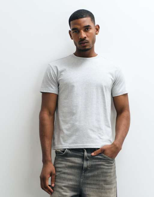 Cotton On slim fit t-shirt in heather gray, 5 of 5