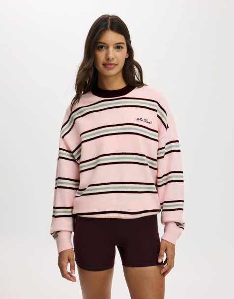 Cotton On Slouchy knit sweater in pink - view 1