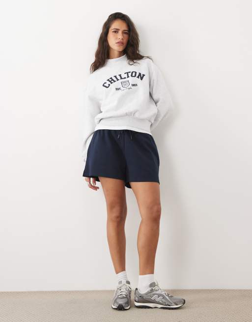 Cotton On smock neck sweatshirt in grey marle, 2 of 4