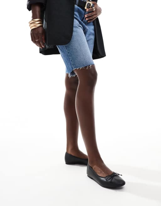 Cotton On smooth black classic ballet flats, 3 of 4
