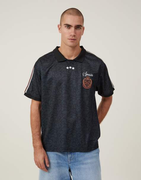 Cotton On Soccer jersey in black - view 1