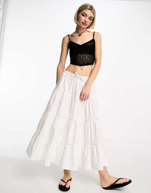 Cotton On - Sort cami-overdel med blonder , 4 af 4