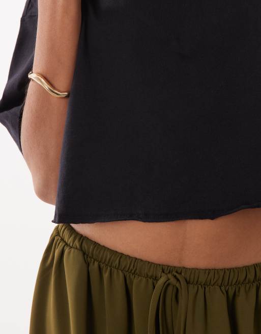 Cotton On - Sort cropped T-shirt, 4 af 4
