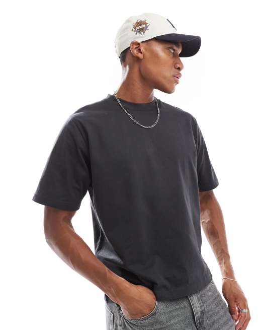 Cotton On - Sort oversized t-shirt med firkantet pasform