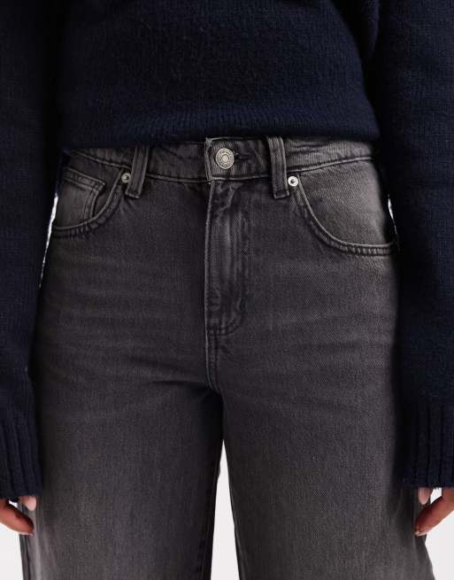 Cotton On - Sorte afslappede jeans med vide ben, 4 af 5