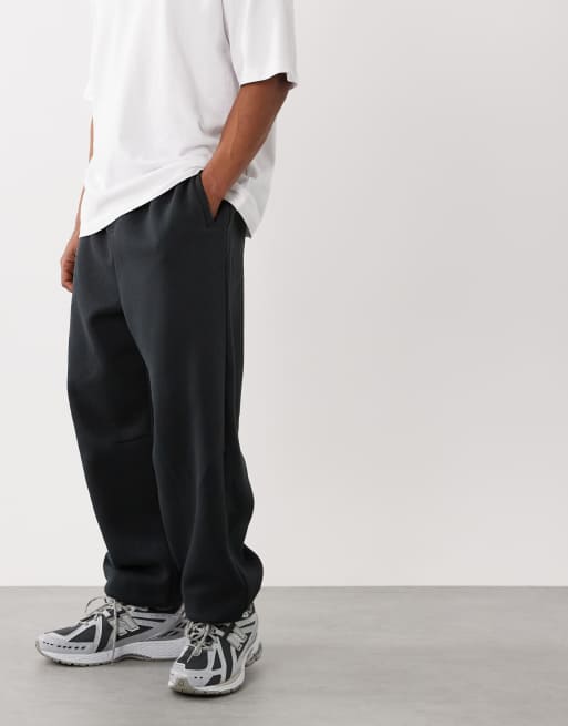 Cotton On - Sorte forvaskede og superbaggy joggingbukser med tætsiddende benåbninger, 2 af 5