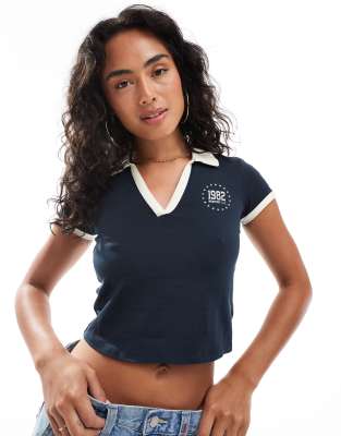 Cotton On - Sports - Shirt in Oxford blauw - view 1