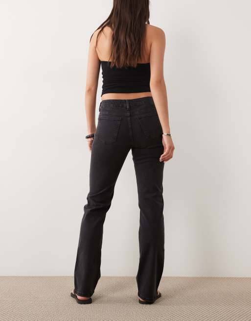 Cotton On – Stovepipe-Jeans in Schwarz mit Leopardenmuster und mittelhohem Bund, 2 von 5