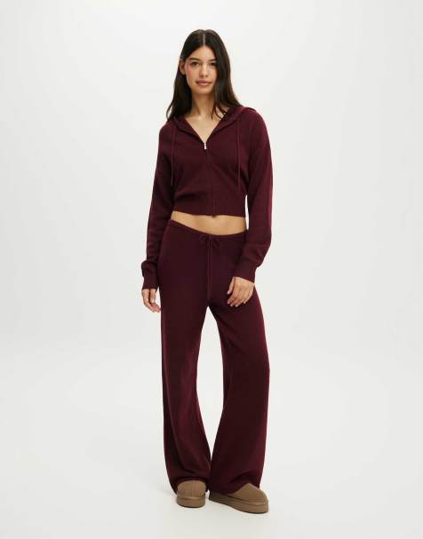 Cotton On Straight leg knit pant in gingerberry - view 1