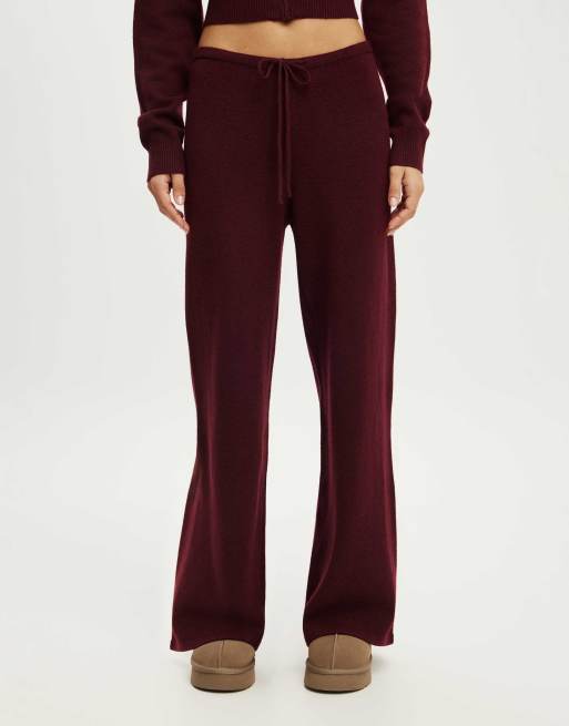 Cotton On Straight leg knit pant in gingerberry, 2 of 4