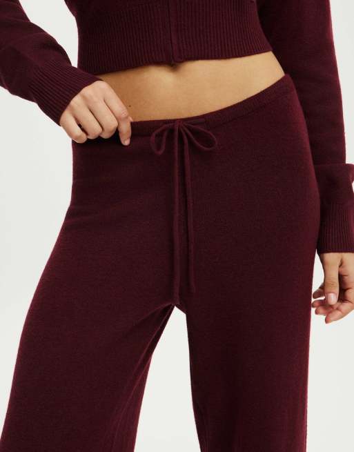 Cotton On Straight leg knit pant in gingerberry, 3 of 4