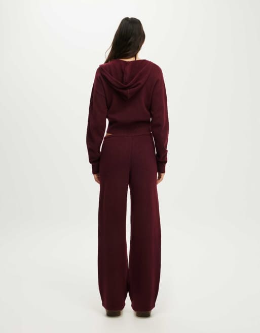 Cotton On Straight leg knit pant in gingerberry, 4 of 4