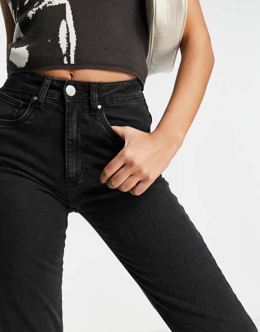 Cotton On straight stretch jeans in black , 2 of 4