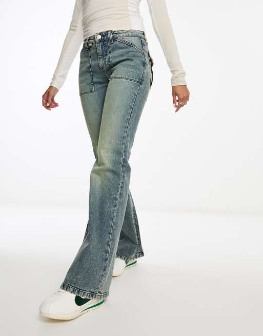 Cotton On Women's Stretch Bootleg Flare Jeans