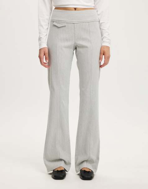 Cotton On Stretch fitted trouser in grey