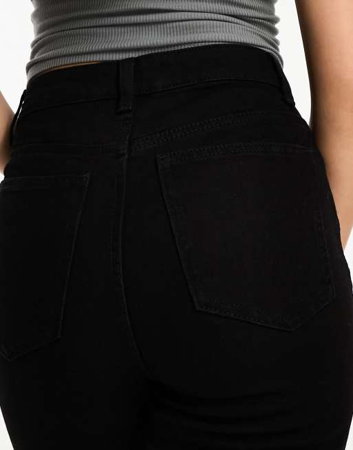 Cotton On stretch mom jeans in black | ASOS