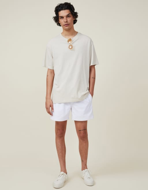 Cotton On Stretch swim short in white - WHITE