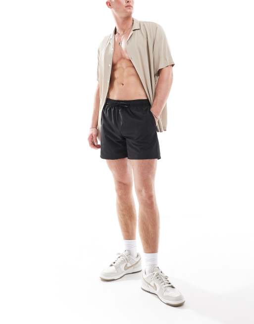 Cotton On stretch swim shorts in black , 2 of 4